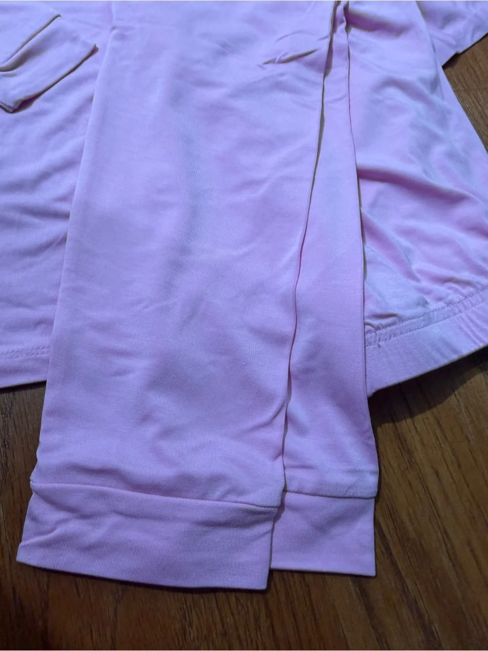 Girls' Long Sleeve Pink Pajama Top